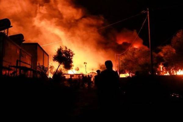 Four Afghans jailed in Greece over Moria migrant camp blaze