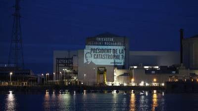 Activists occupy French nuclear plant