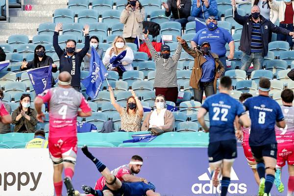 Leinster put on a show as fans make welcome return to the RDS