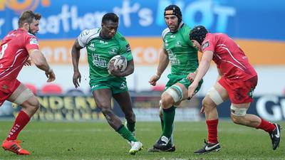 Scarlets draw level with Connacht after bonus-point win