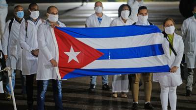 Covid-19 pandemic deepens rift over Cuba’s medical squads