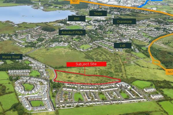 Galway land with planning for 61 houses guiding at €3.75m