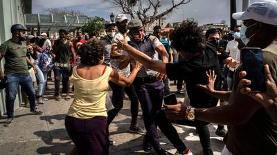 ‘There is no food, money or work’: how shortages fuelled Cuba protests