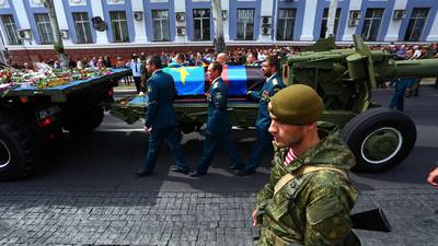 Assassinated separatist leader Zakharchenko buried in Ukraine