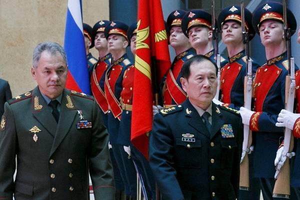 China’s defence minister says Russia visit ‘a signal’ to US