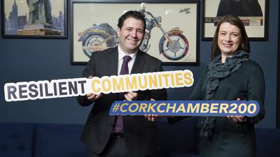 Cork Chamber to raise funds for local initiatives to mark anniversary