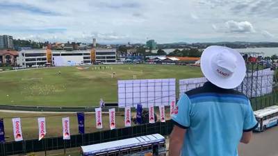 England’s charge halted by rain as Joe Root goes big in Galle
