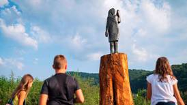 Melania Trump statue returns in Slovenia – this time in bronze