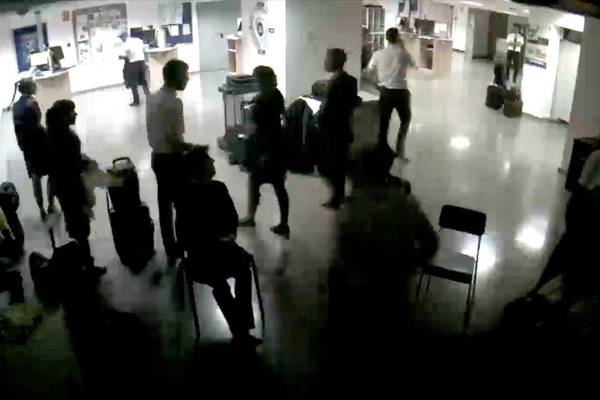 Ryanair posts CCTV footage showing ‘fake photo’ of sleeping crew