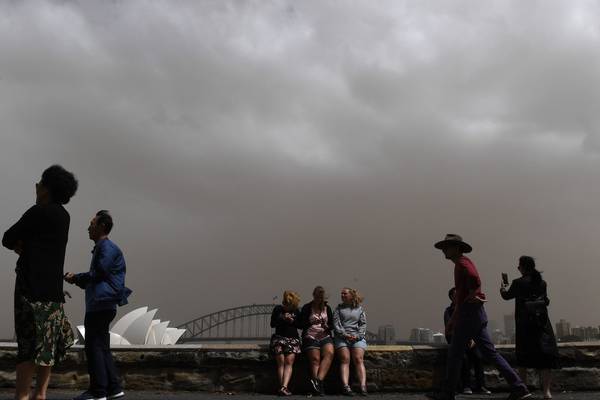 Dust storm hits Sydney sparking public health warnings