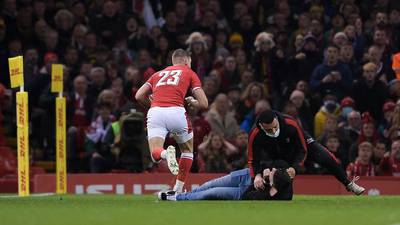 Wales fan who ran on to pitch against South Africa banned for life