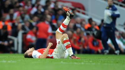 Arsenal’s  Aaron Ramsey ruled out for a month
