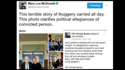 Angry Burke says McDonald ‘stooped to new low’ with Dowdall tweet