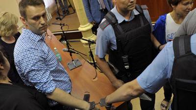 Sentencing of blogger a blow to anti-Putin camp