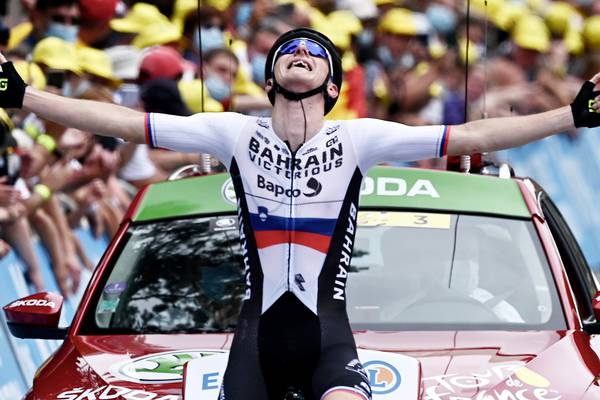 Mohoric wins marathon stage on Tour de France