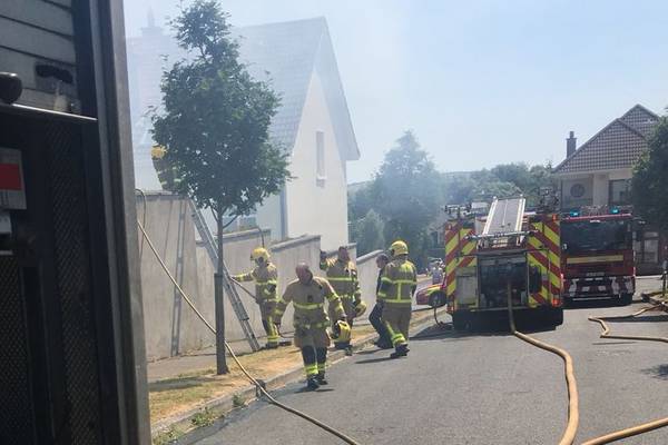 Fire service called to large fire started by BBQ in Stepaside