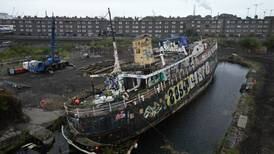 ‘We could do no more’: Historic former Aran Islands ferry capsized in Dublin dock to be scrapped