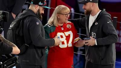 Kelce brothers prepare to make Super Bowl history as they face off against each other