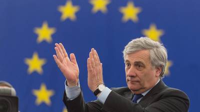 Antonio Tajani  elected  European Parliament president