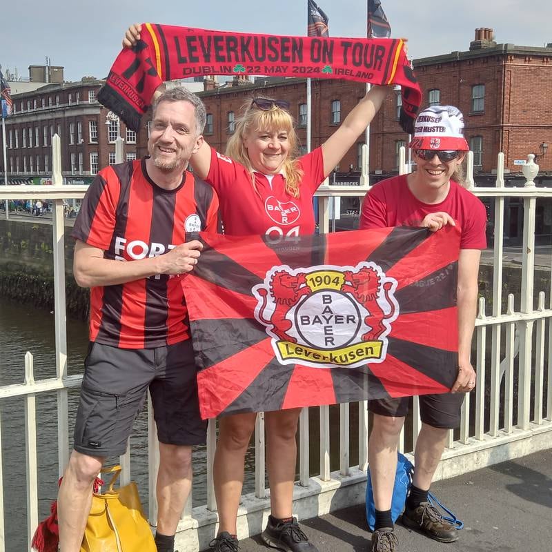 ‘The atmosphere in Dublin is unbelievable’: Europa League final excitement builds in the capital   