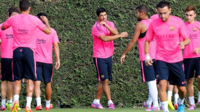 Luis Suarez feels ‘like a footballer again’ after  training with Barca