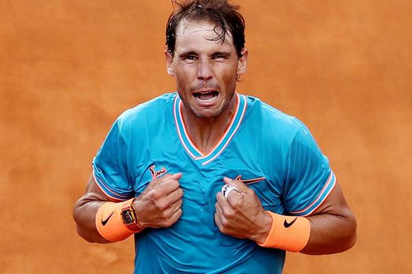 Nadal blows away Djokovic to land ninth Rome title
