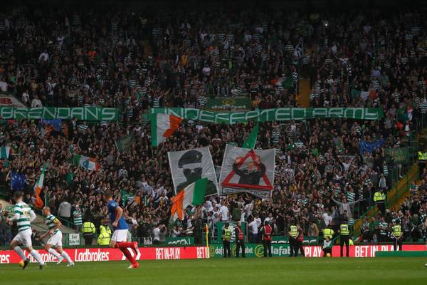 Celtic charged over paramilitary-style banners