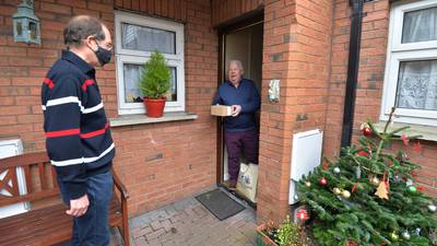 Some 700 elderly people receive dinner from Alone on Christmas Day