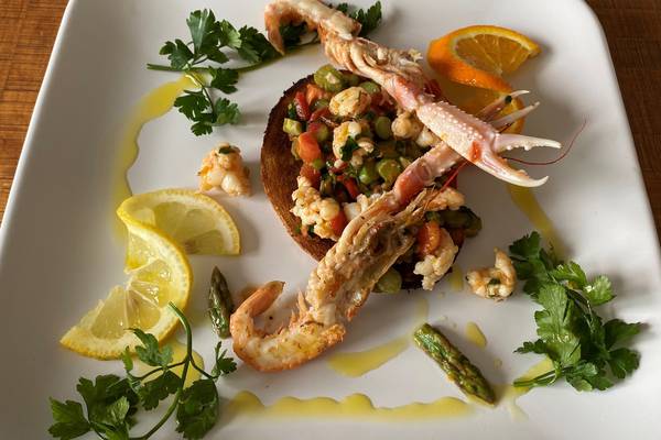 A bruschetta that makes use of the best of the west of Ireland