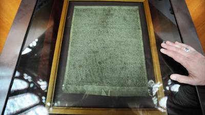 Man arrested on suspicion of trying to steal Magna Carta