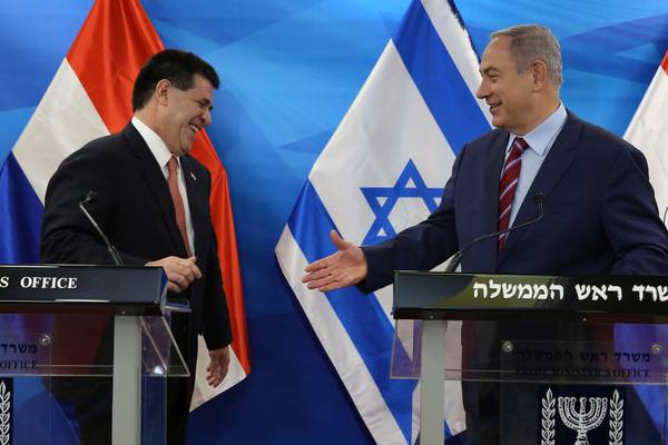 Israel to close Paraguay embassy in diplomatic row