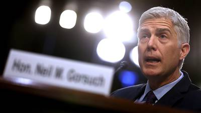 Gorsuch vows to stand up to Donald Trump if necessary