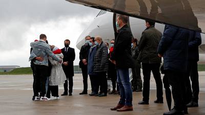 Seventy-five-year-old hostage freed in Mali arrives home in France
