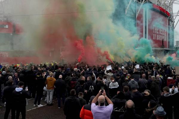Old Trafford turned into ‘a prison’ as Man United fans protest