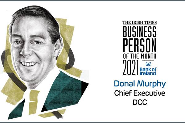 The Irish Times Business Person of the Month: Donal Murphy