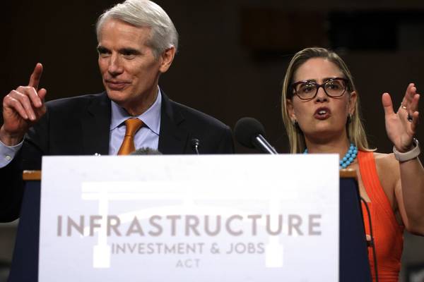 US Senate set to pass $1tn infrastructure package in bipartisan vote