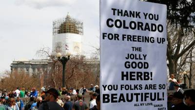 Budding idea in Colorado as marijuana legalised