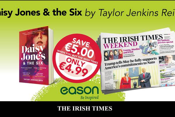 Daisy Jones and the Six is this weekend’s Irish Times Eason offer