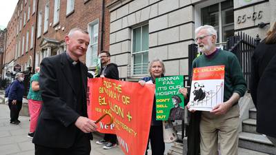 Protesters call for State to take over new maternity hospital site