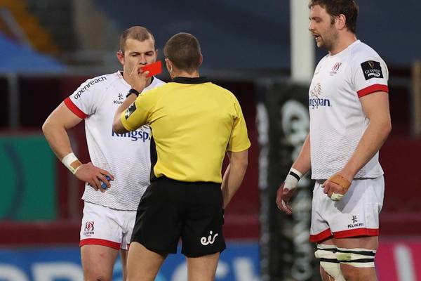 Will Addison receives four match ban for red card against Munster