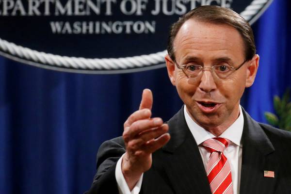 US deputy attorney general’s resignation ends turbulent two-year tenure