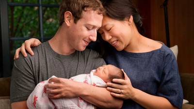 Zuckerberg drops into vaccine debate with baby photo