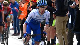 Eddie Dunbar bounces back in Giro d’Italia after late puncture to protect general classification chances