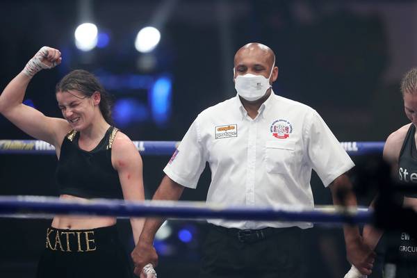 Katie Taylor retains world titles after beating Delfine Persoon in rematch