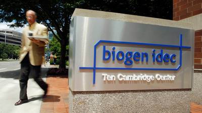 Biogen raises annual profit forecast for second straight quarter