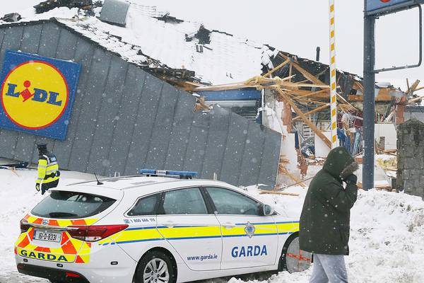 Lidl store destroyed during Storm Emma looting reopens