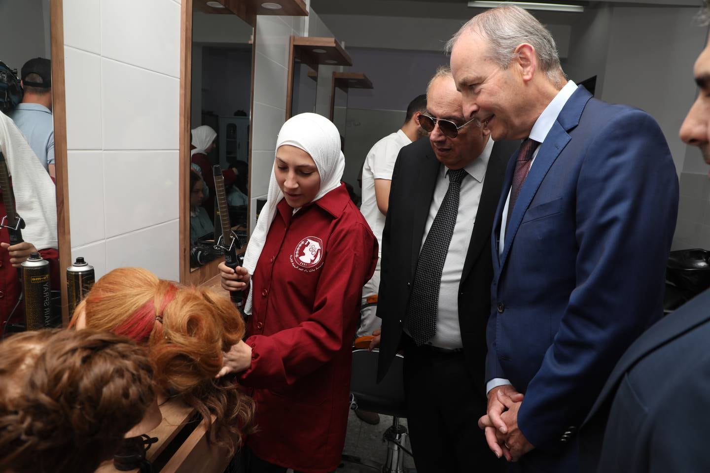 Micheál Martin visits  Palestinian controlled territory in the West Bank