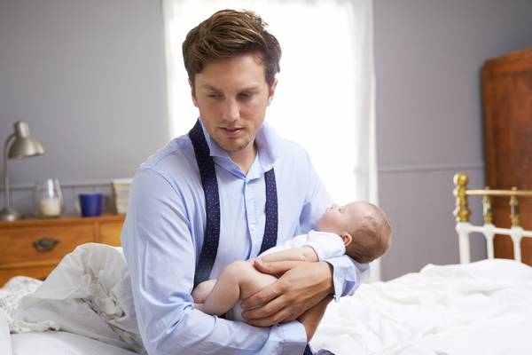 Postnatal depression can easily go unrecognised in men