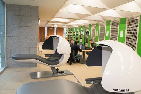 Napping pods a hit with Maynooth University students