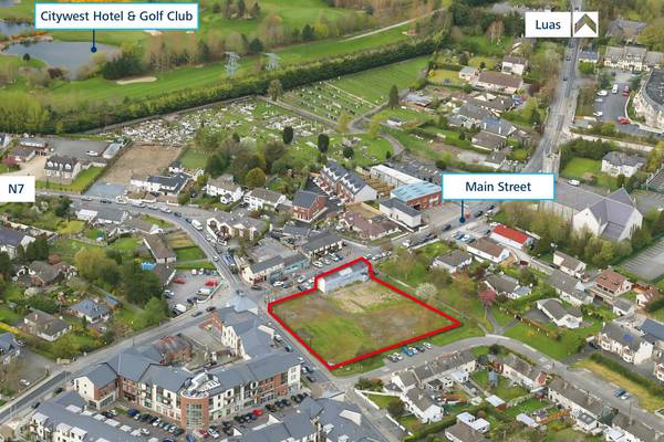 Citywest site with plan for 28 apartments to go under hammer with €1.4m reserve